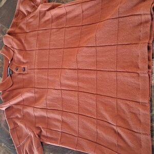 Coral Orange Short Sleeve Polo